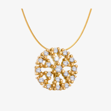 Zodiac Sign Gold Pendant Necklace