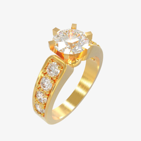 14k Gold Crew Helium Ring